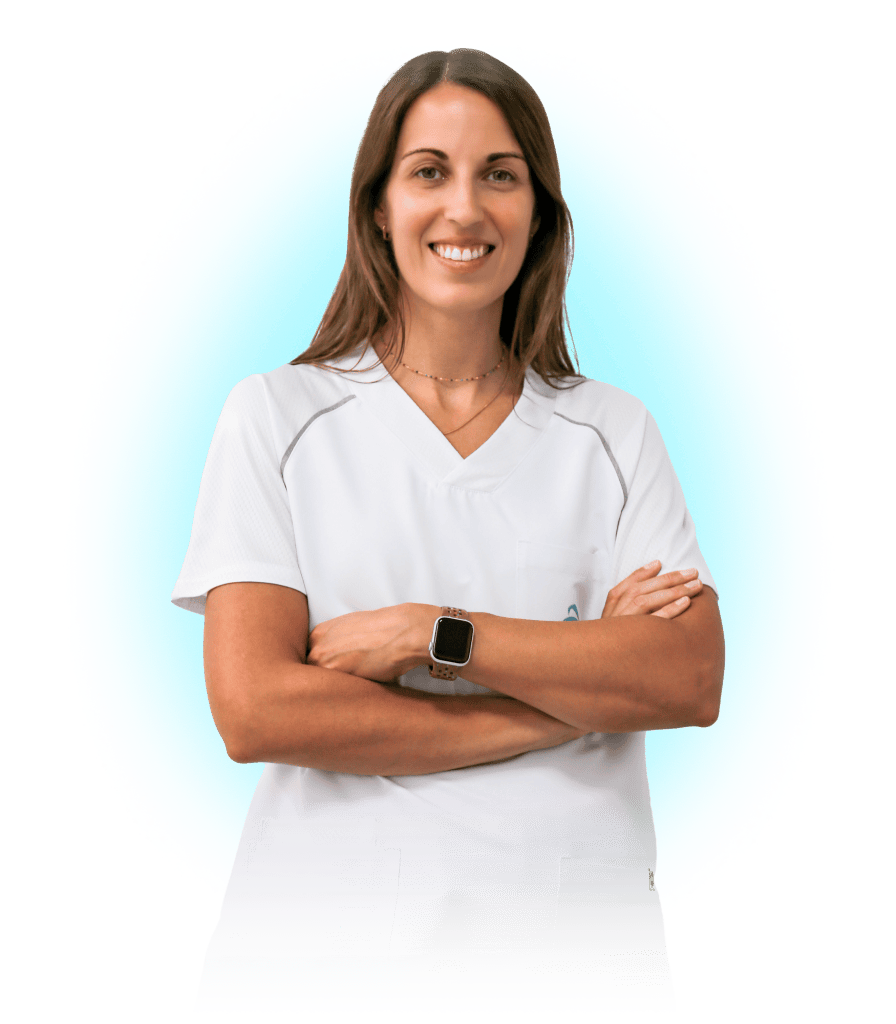 Arantxa Sanchis, fisioterapeuta y osteópata en la Clínica Arantxa Sanchis