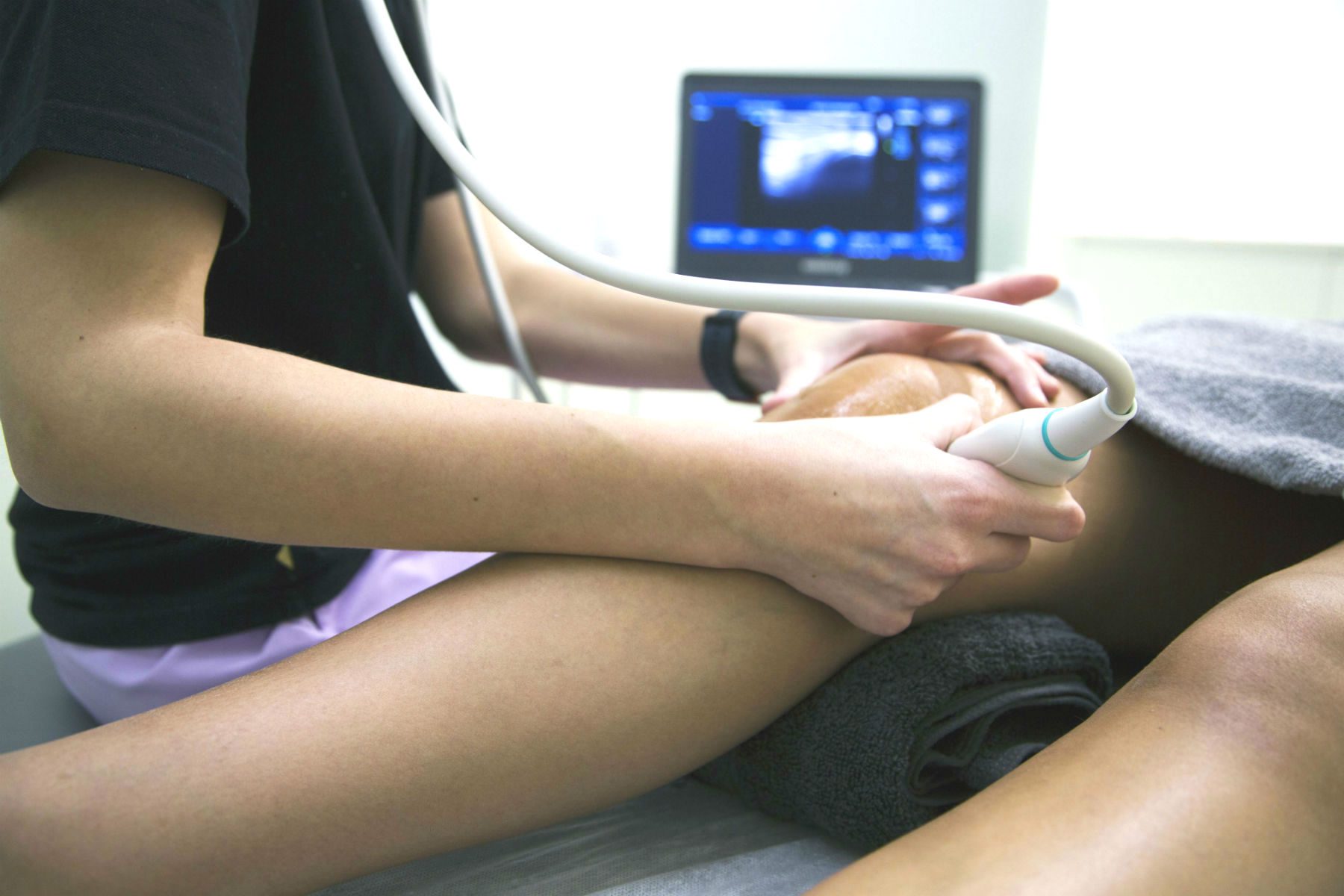 Valoración ecográfica en la Clínica de Fisioterapia Arantxa Sanchis